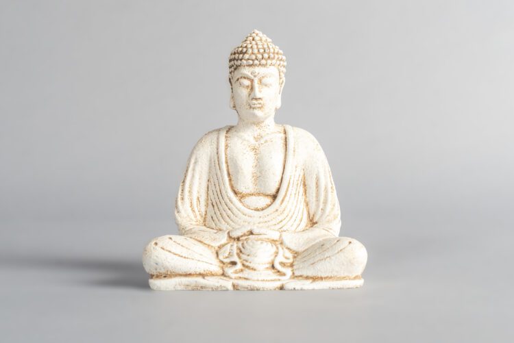 Buda Meditando 30 cms Colores - Imagen 5