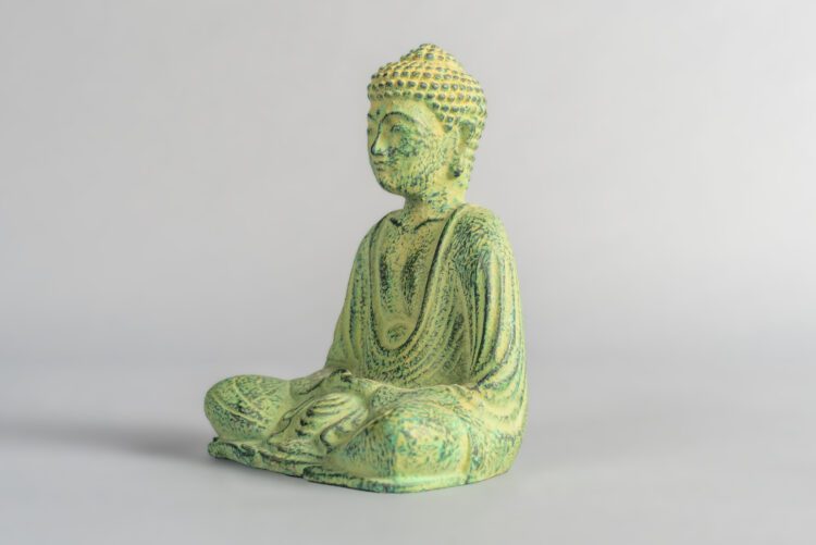 Buda Meditando 30 cms Colores - Imagen 9