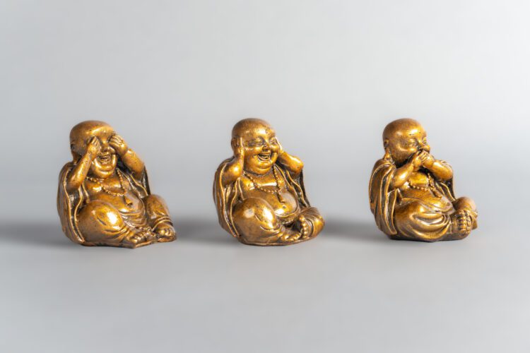 Trio Monjes Sabios pequeños - Imagen 2