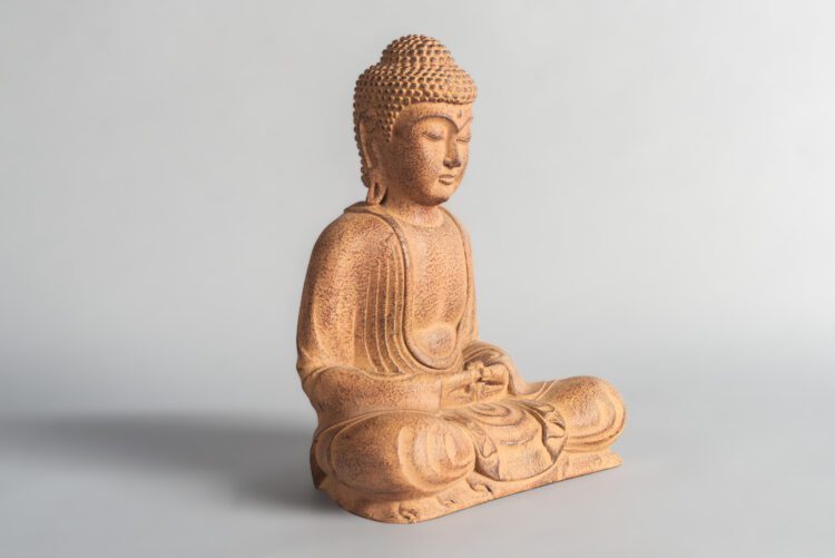 Buda Meditando 25 cms Colores - Imagen 2