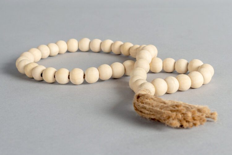 Collar Decorativo Cuentas de Madera - Imagen 6