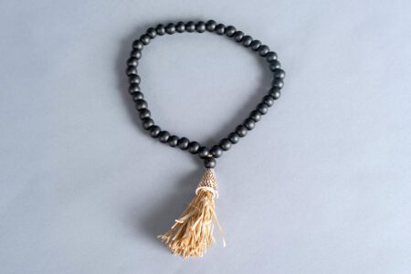 Collar Decorativo Cuentas de Madera Negro
