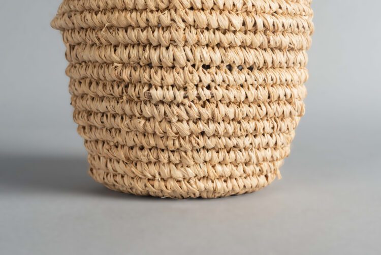 Cantaro  Bajo Fibra Natural con Asas - Imagen 4