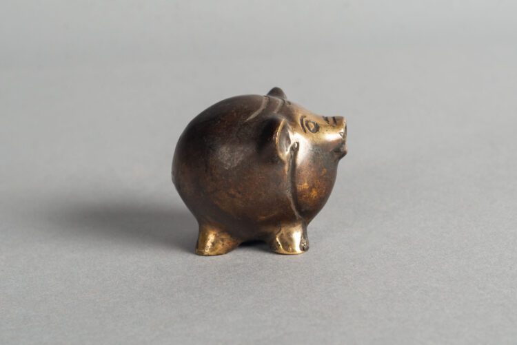 Figura de Cerdo en Broncde - Imagen 2
