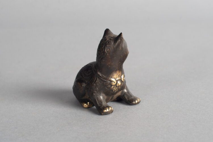 Gato en Bronce Sentado - Imagen 3