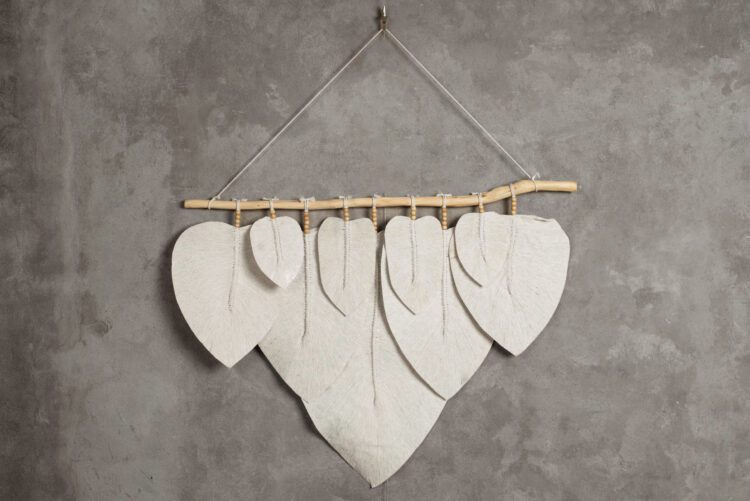 Colgante Multiple Fibra Natural Blanco 1 mt. - Imagen 2