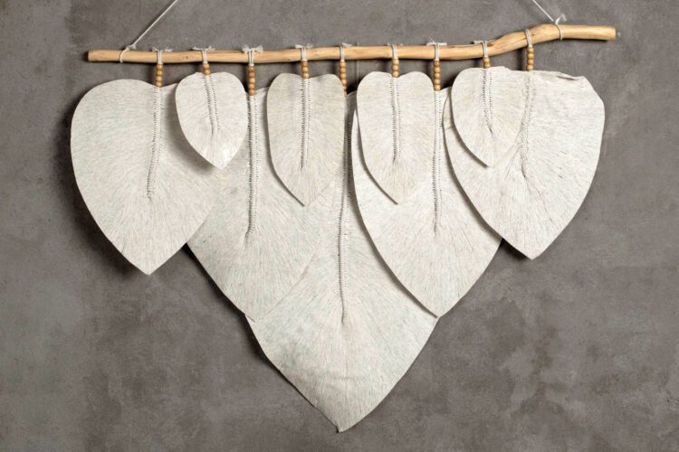 Colgante Multiple Fibra Natural Blanco 1 mt. - Imagen 3