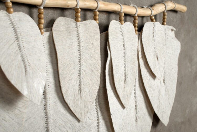 Colgante Multiple Fibra Natural Blanco 1 mt. - Imagen 5