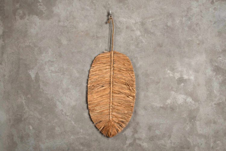 Colgante Hoja de Fibra Natural - Imagen 2