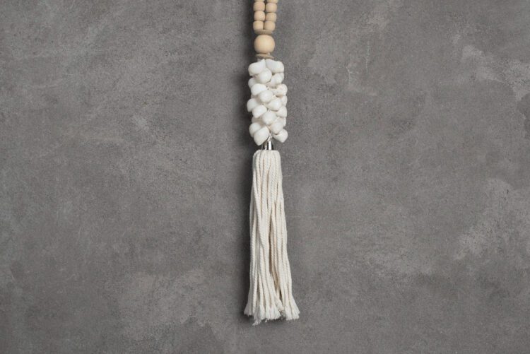 Cuelga Madera-Conchas y Cordel - Imagen 3