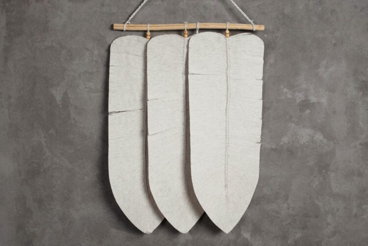 Colgante Multiple Rectangular Fibra Natural