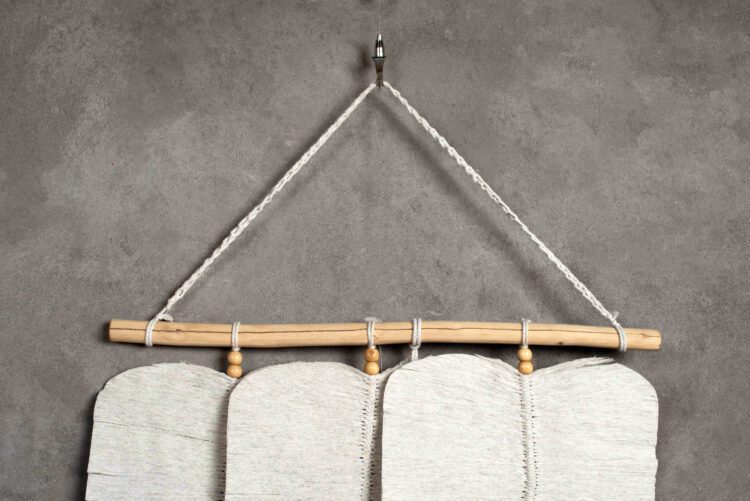 Colgante Multiple Rectangular Fibra Natural - Imagen 4