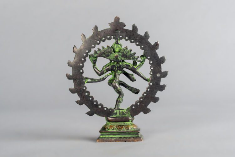 Shiva en Bronce Verde - Imagen 4