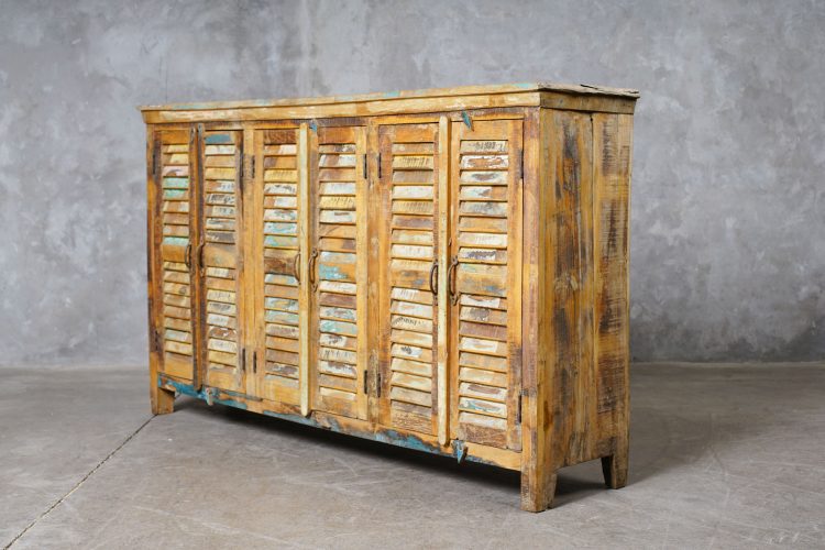 Buffet Indio 6 puertas Madera reciclada - Imagen 7