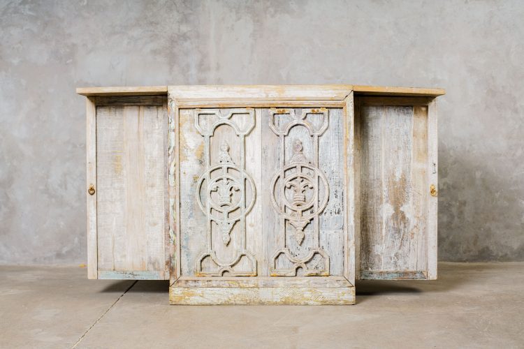 Mueble Bar Plegable de Maderas Recicladas - Imagen 2