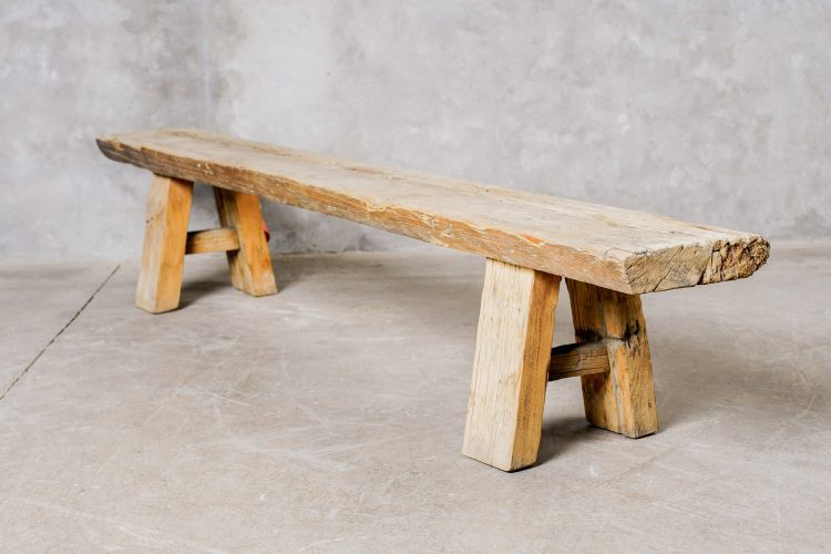Banca Madera Natural China - Imagen 5