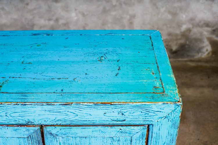 Buffet Chino Lacado Azul XL - Imagen 4