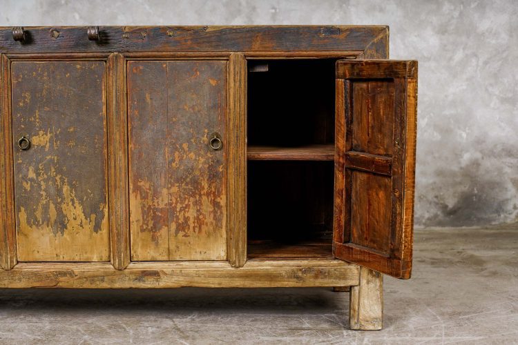 Buffet Chino Antiguo Maderas Recicladas 5 Puertas - Imagen 4