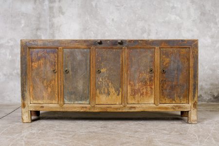 Buffet Chino Antiguo Maderas Recicladas 5 Puertas