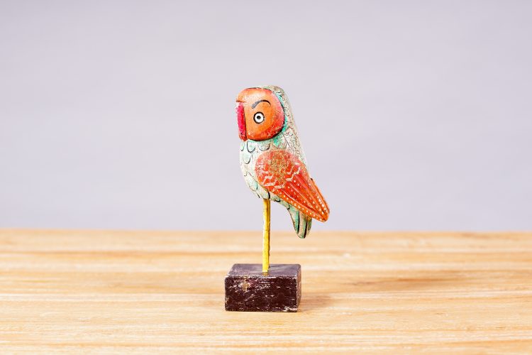 Esculturas Buhos en Pedestal - Imagen 3