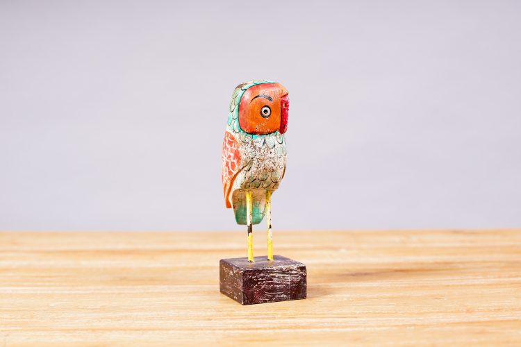 Esculturas Buhos en Pedestal - Imagen 4