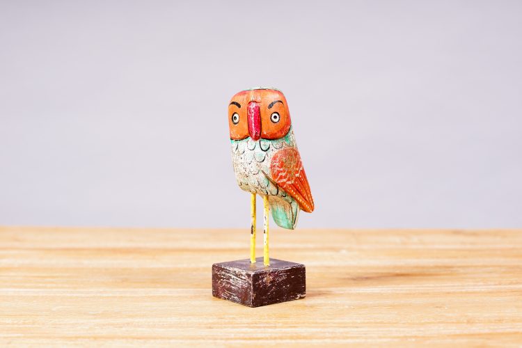 Esculturas Buhos en Pedestal - Imagen 2