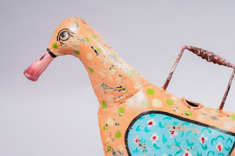Regadera Pato de Metal Pintado - Imagen 5