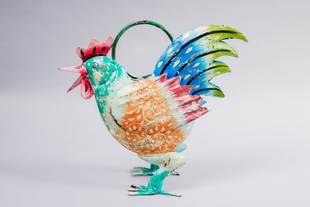 Regadera Gallo Metal Pintado