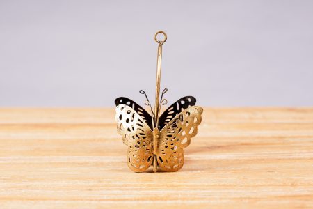 Porta Velas  Doble Mariposa