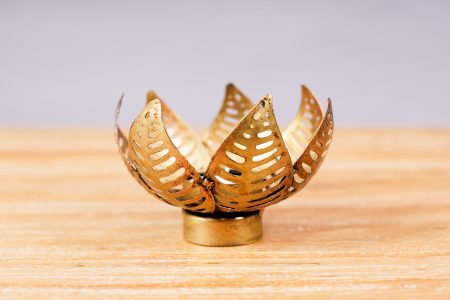 Porta Vela Flor de Loto
