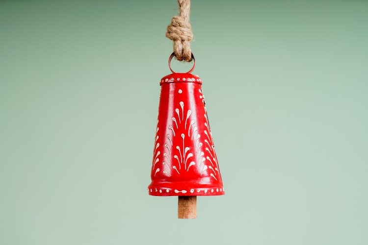 Cencerro Campana Metal Rojo - Imagen 4