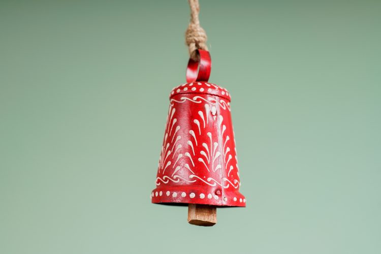 Cencerro Campana Metal Rojo - Imagen 2