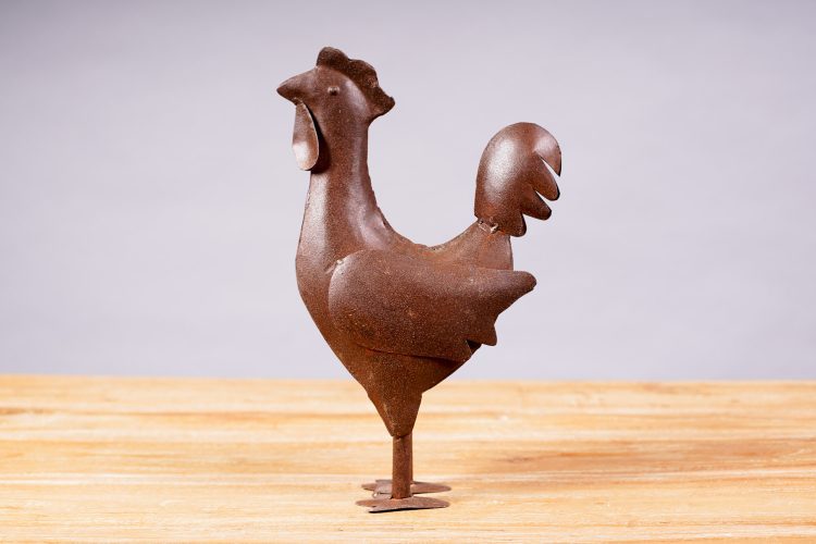Gallo de metal Oscuro - Imagen 2