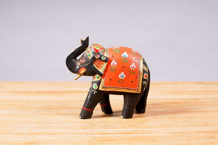 Elefante Madera Pintado (3 colores) - Imagen 11