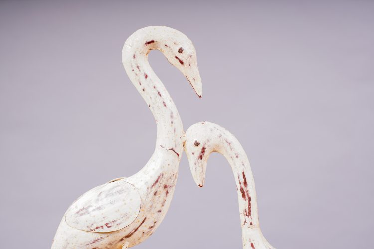 Esculturas Aves en Metal Pintado - Imagen 6