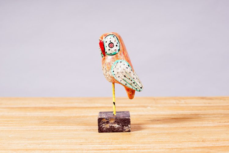 Figuras Buhos en Pedestal - Imagen 4