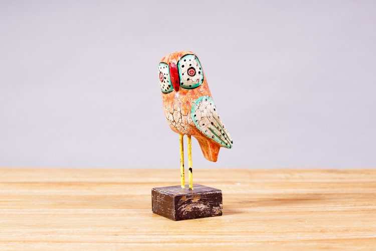 Figuras Buhos en Pedestal - Imagen 2