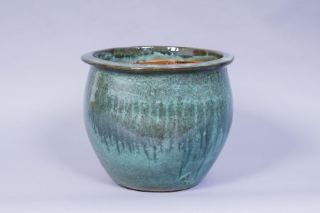 Macetero Verde Musgo Labio simple Set/4