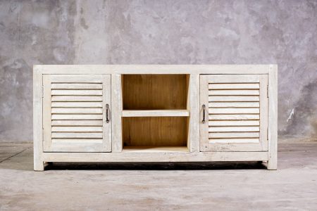 Rack TV Puertas Con Rendijas