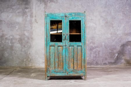 Alacena Mediana 2 Vidrios Decapada