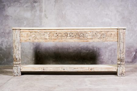 Arrimo Indio Madera Tallada XL